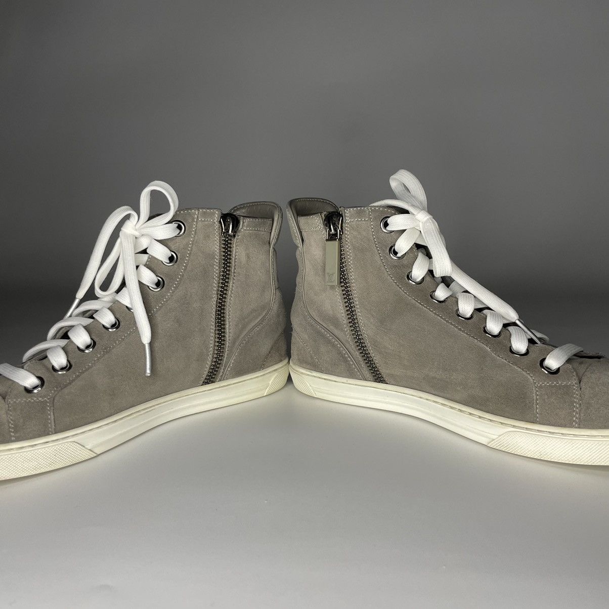 Louis Vuitton 7IT! Louis Vuitton Peace Patch Zip High Top Sneakers Size US 8.5 / EU 41-42 - 3 Thumbnail