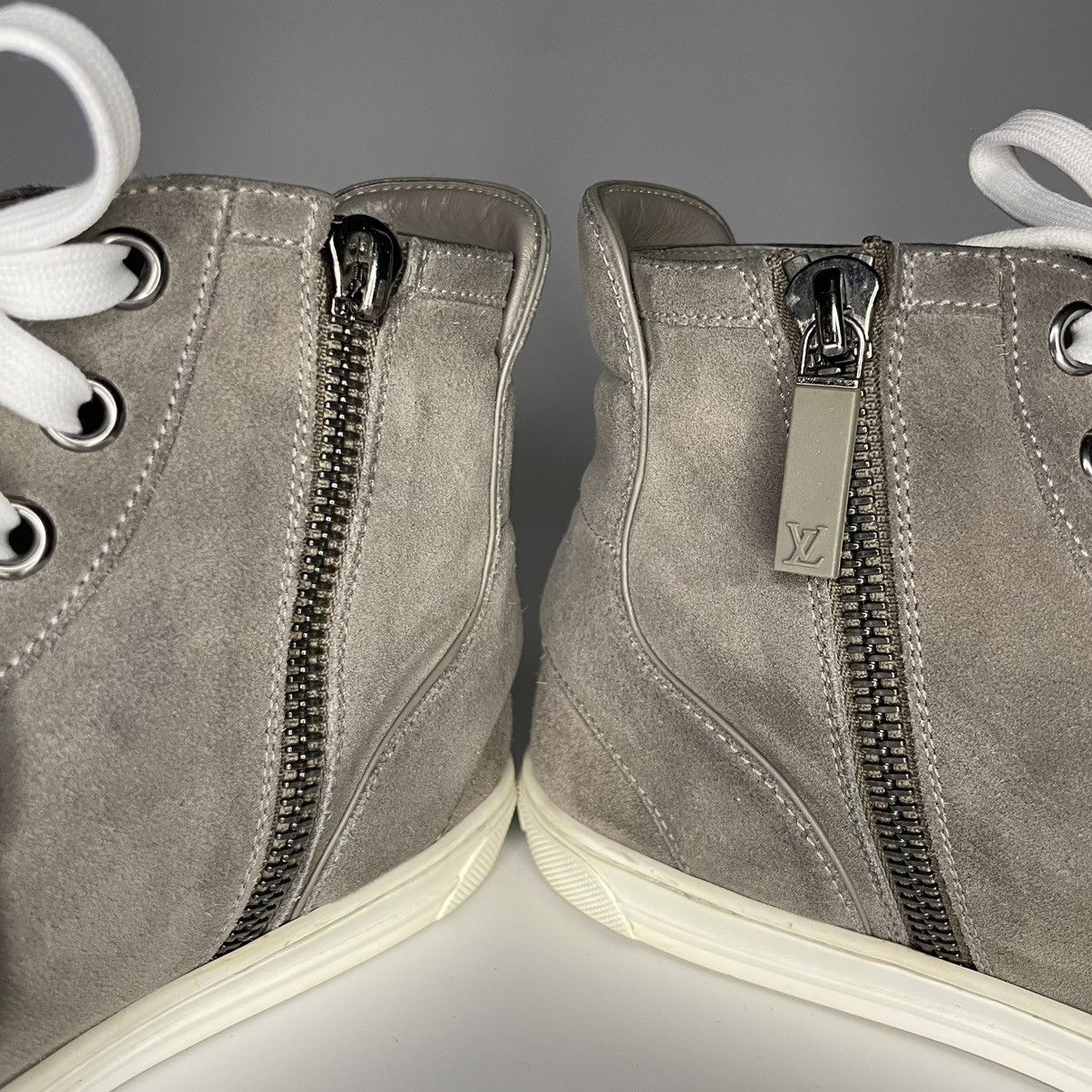 Louis Vuitton 7IT! Louis Vuitton Peace Patch Zip High Top Sneakers Size US 8.5 / EU 41-42 - 4 Thumbnail