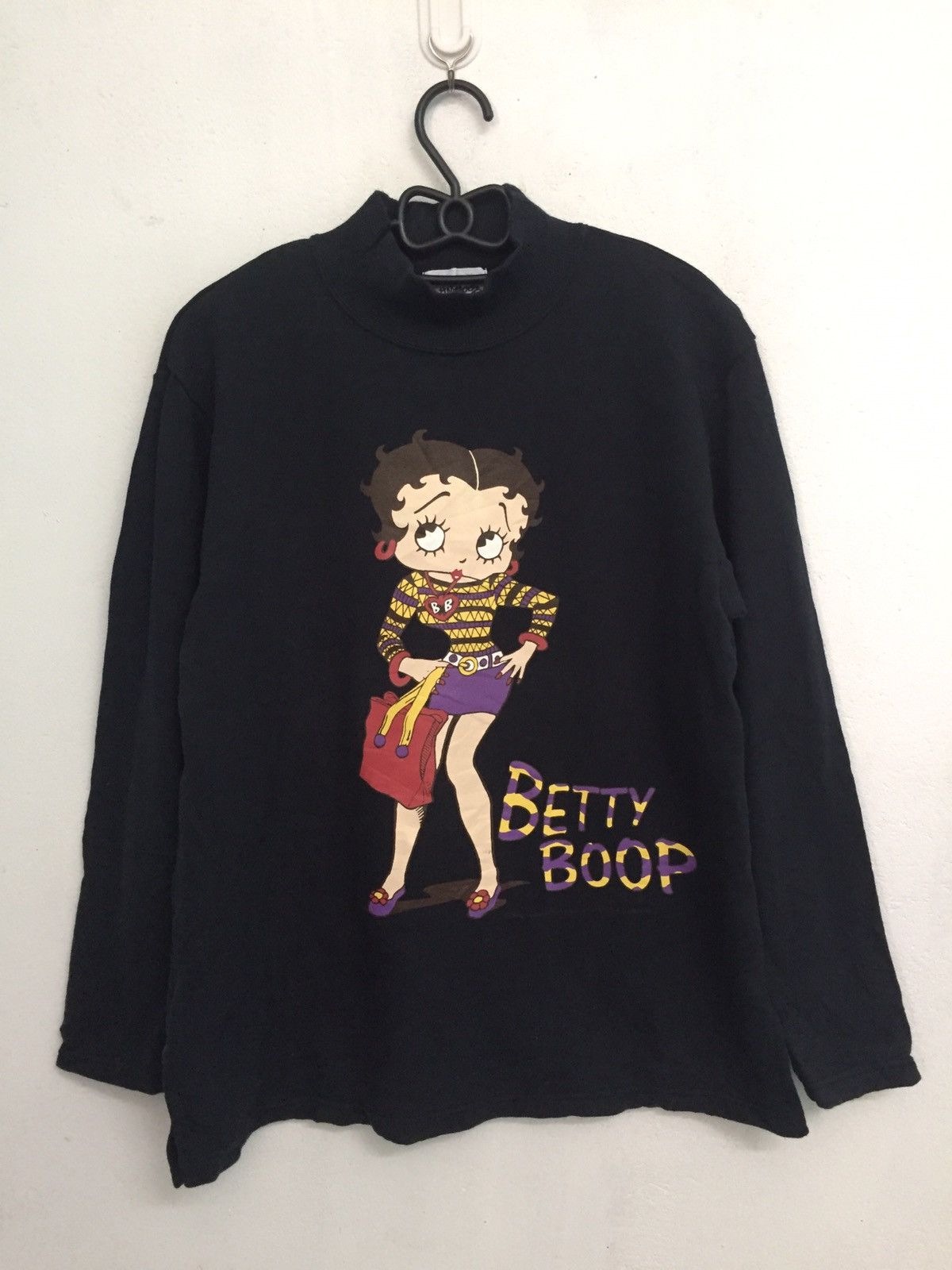 Cartoon Network Betty Boop Sweatshirt Big Printed Made in Japan Size US M / EU 48-50 / 2 - 1 Thumbnail