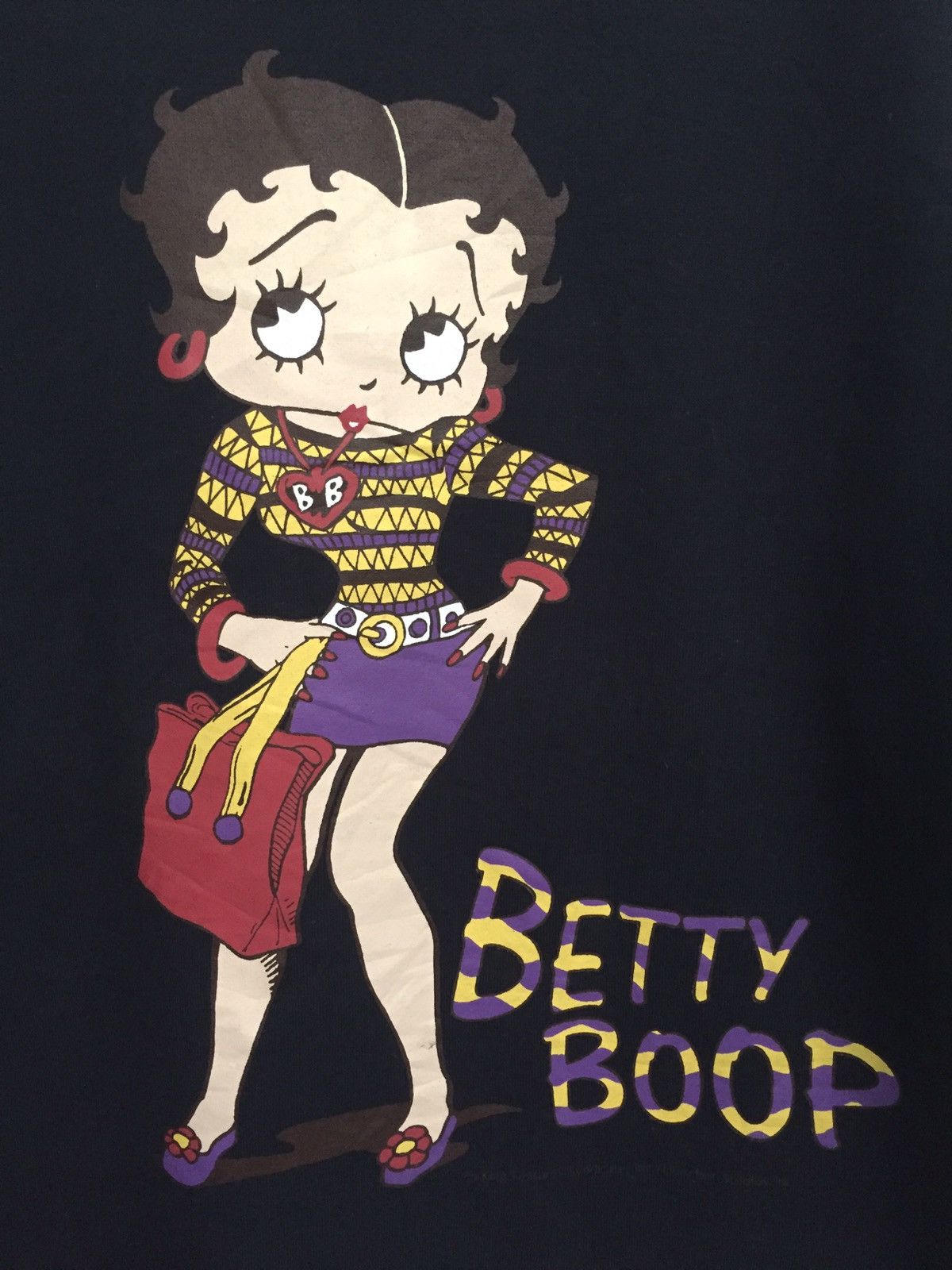 Cartoon Network Betty Boop Sweatshirt Big Printed Made in Japan Size US M / EU 48-50 / 2 - 2 Thumbnail