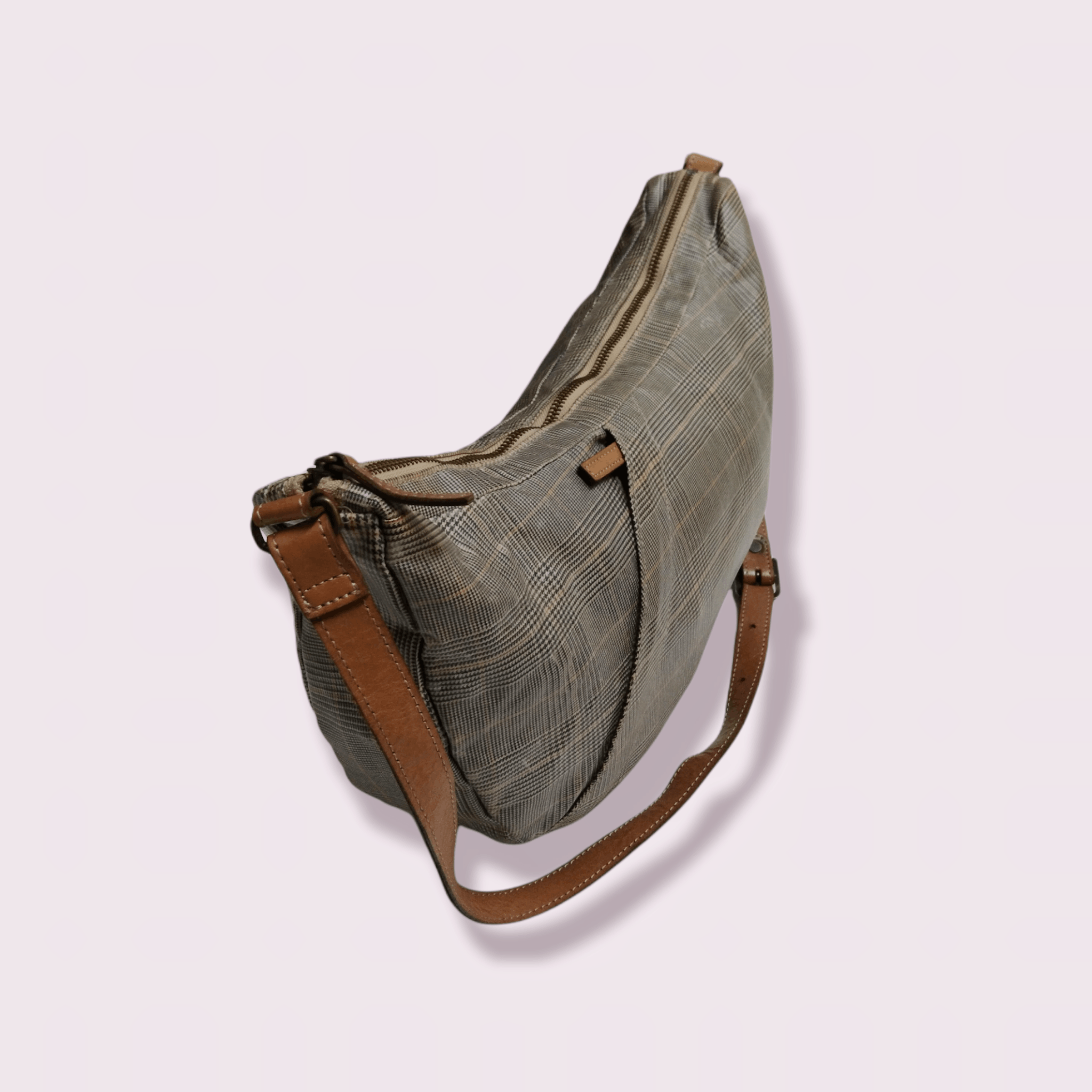 Issey Miyake × Japanese Brand × Tsumori Chisato TSUMORI CHISATO (ISSEY MIYAKE) PLAID BANANA SHOULDER BAG Size ONE SIZE - 11 Thumbnail