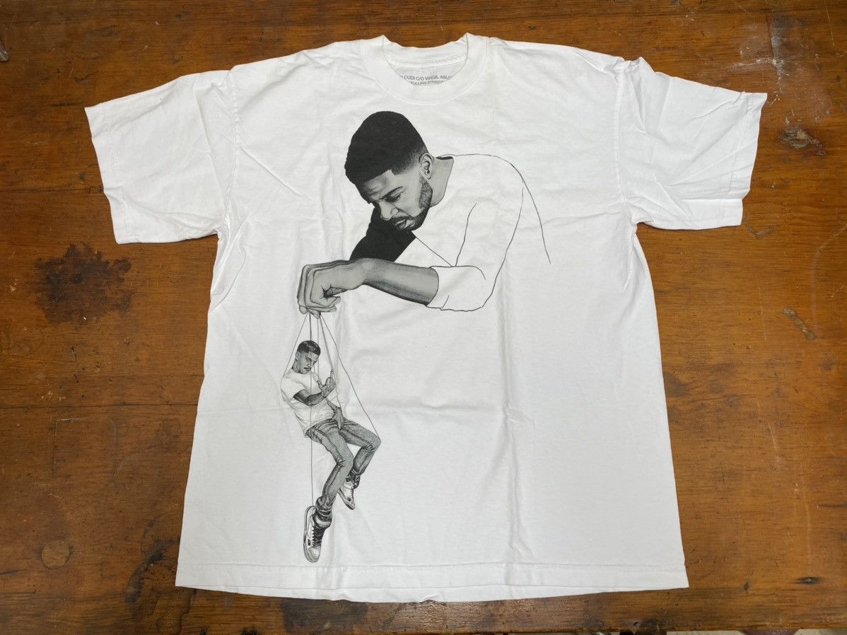 Kid Cudi Virgil Abloh “Pulling Strings” Kid Cudi tee | Grailed