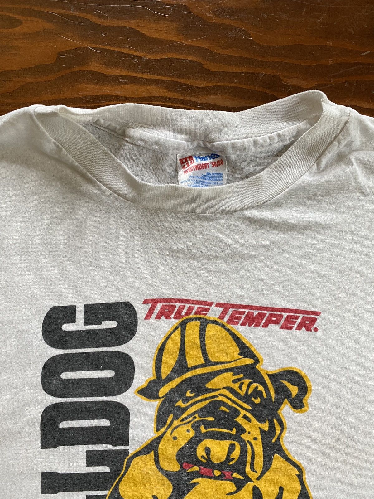 Vintage Vintage 90’s True Temper Bulldog Single Stitch Tee Size US L / EU 52-54 / 3 - 13 Thumbnail