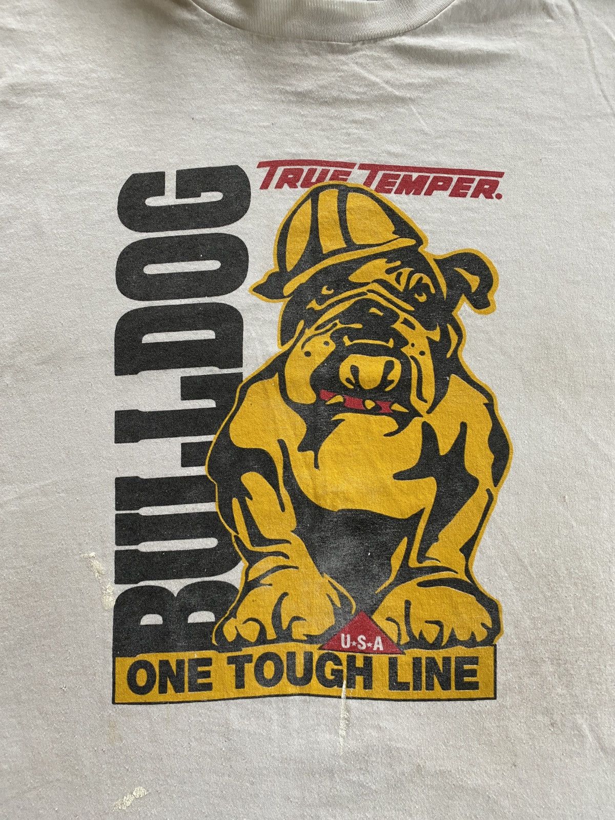 Vintage Vintage 90’s True Temper Bulldog Single Stitch Tee Size US L / EU 52-54 / 3 - 5 Thumbnail