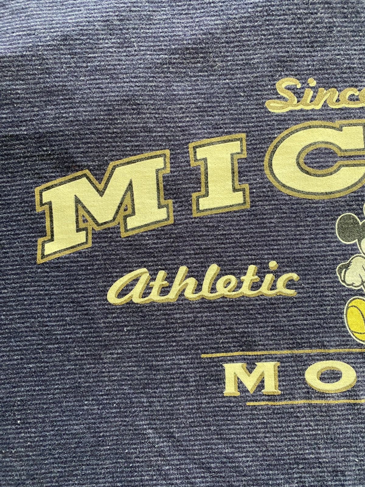 Mickey Mouse Vintage 90’s Mickey Mouse Single Stitch Striped Tee Size US XL / EU 56 / 4 - 4 Thumbnail