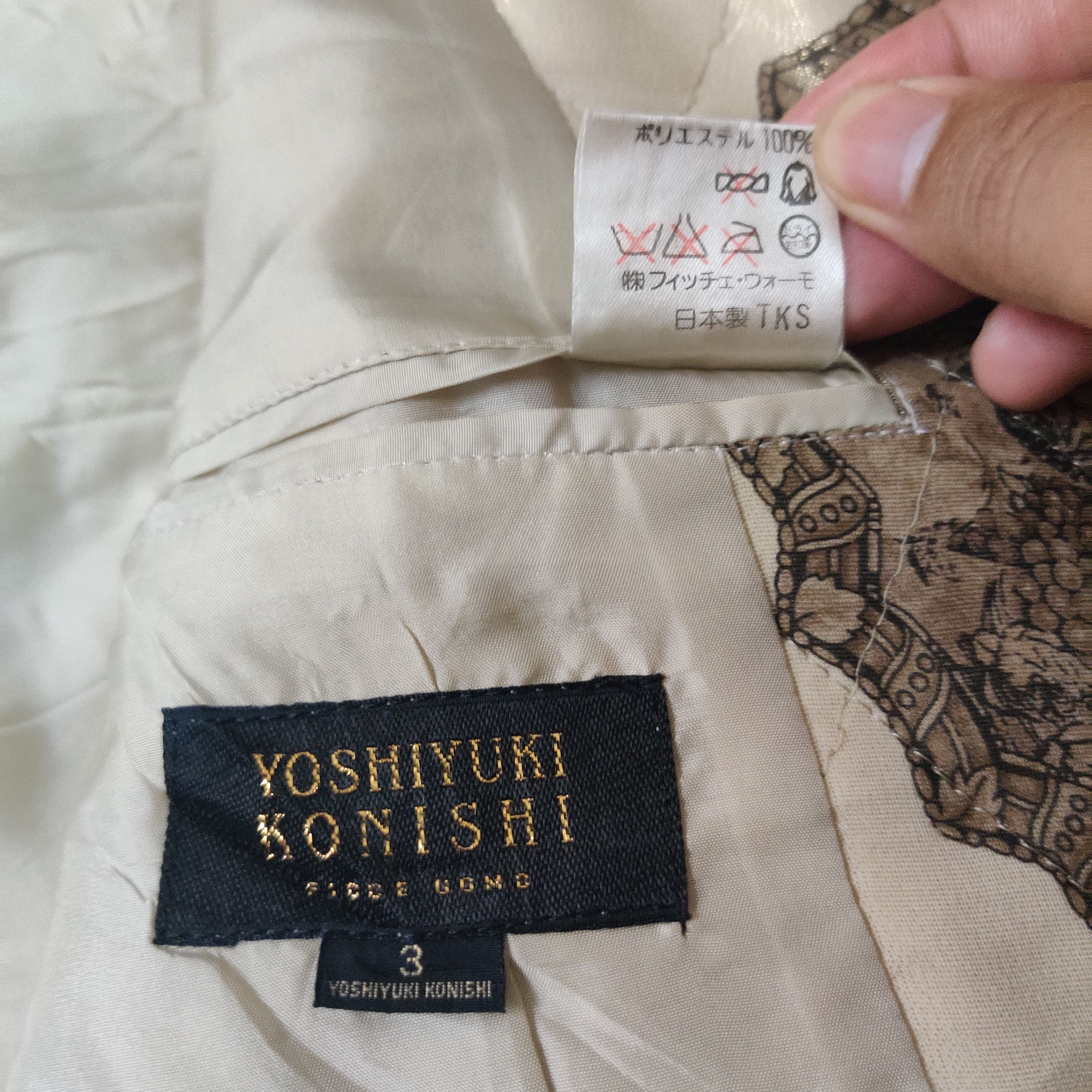 Yoshiyuki Konishi Rare Yoshiyuki Konishi Ficce Uomo Blazer Coat Jacket Size US L / EU 52-54 / 3 - 10 Thumbnail