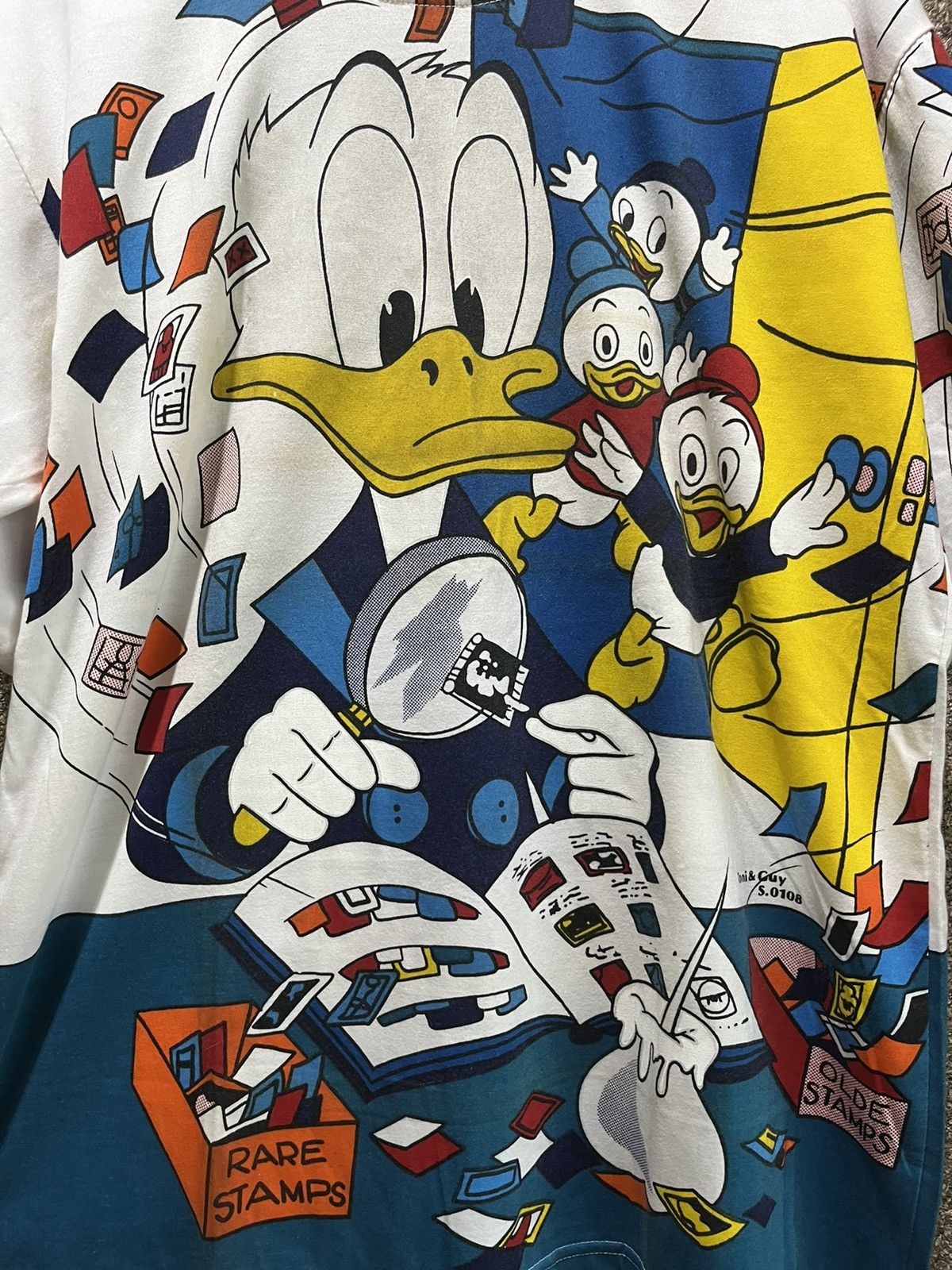 Cartoon Network × Vintage Donald duck Rare stamps ft12 Size US L / EU 52-54 / 3 - 2 Thumbnail
