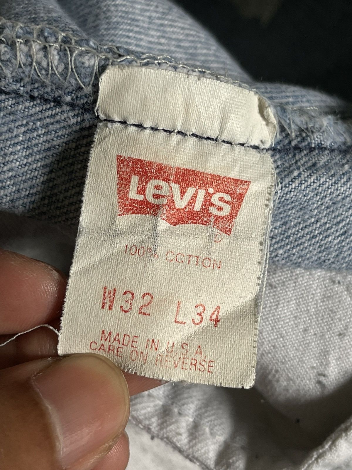 Levi's Vintage levis 501xx light wash denim pant Size US 30 / EU 46 - 21 Thumbnail