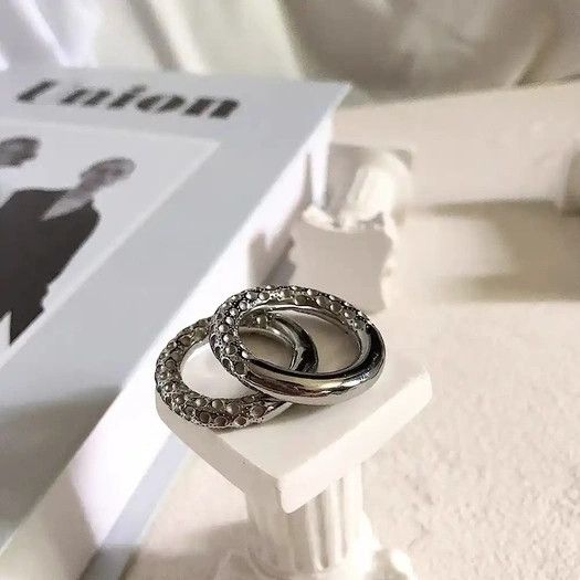 Designer × Vintage Retro punk ring Size ONE SIZE - 4 Thumbnail