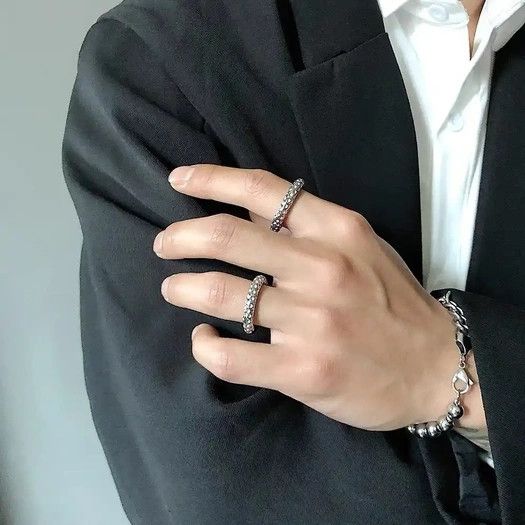 Designer × Vintage Retro punk ring Size ONE SIZE - 1 Thumbnail