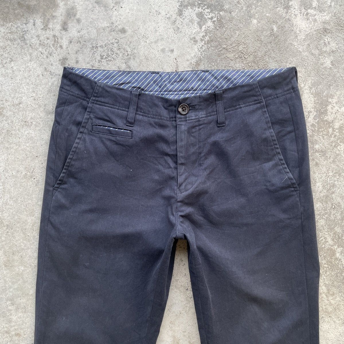 Japanese Brand Vintage TAKEO KIKUCHI Trousers Casual Pants W29x29 Size US 29 - 2 Thumbnail
