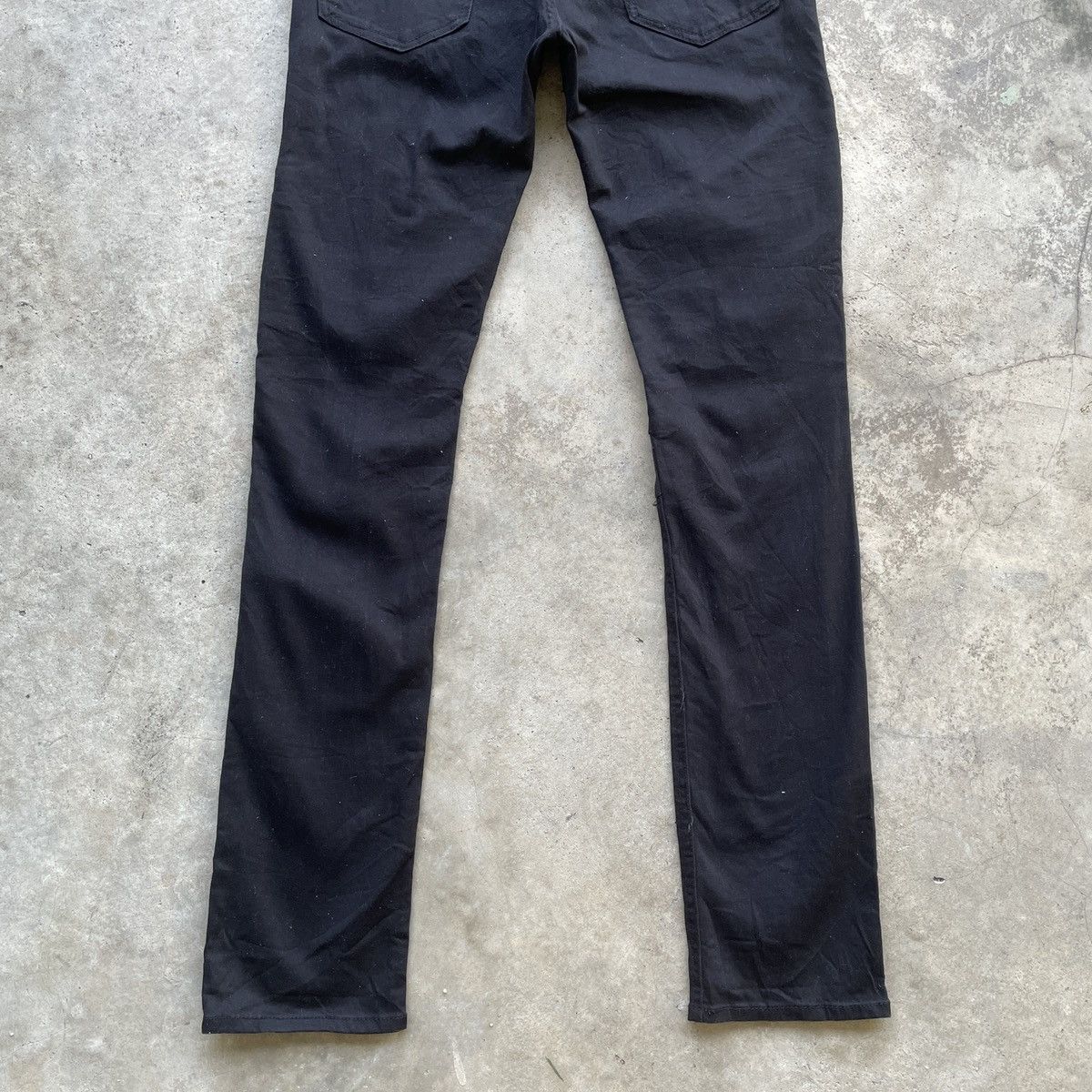 Japanese Brand Vintage Japanese Distressed Black Skinny Pants RARE W29 Size US 29 - 9 Thumbnail