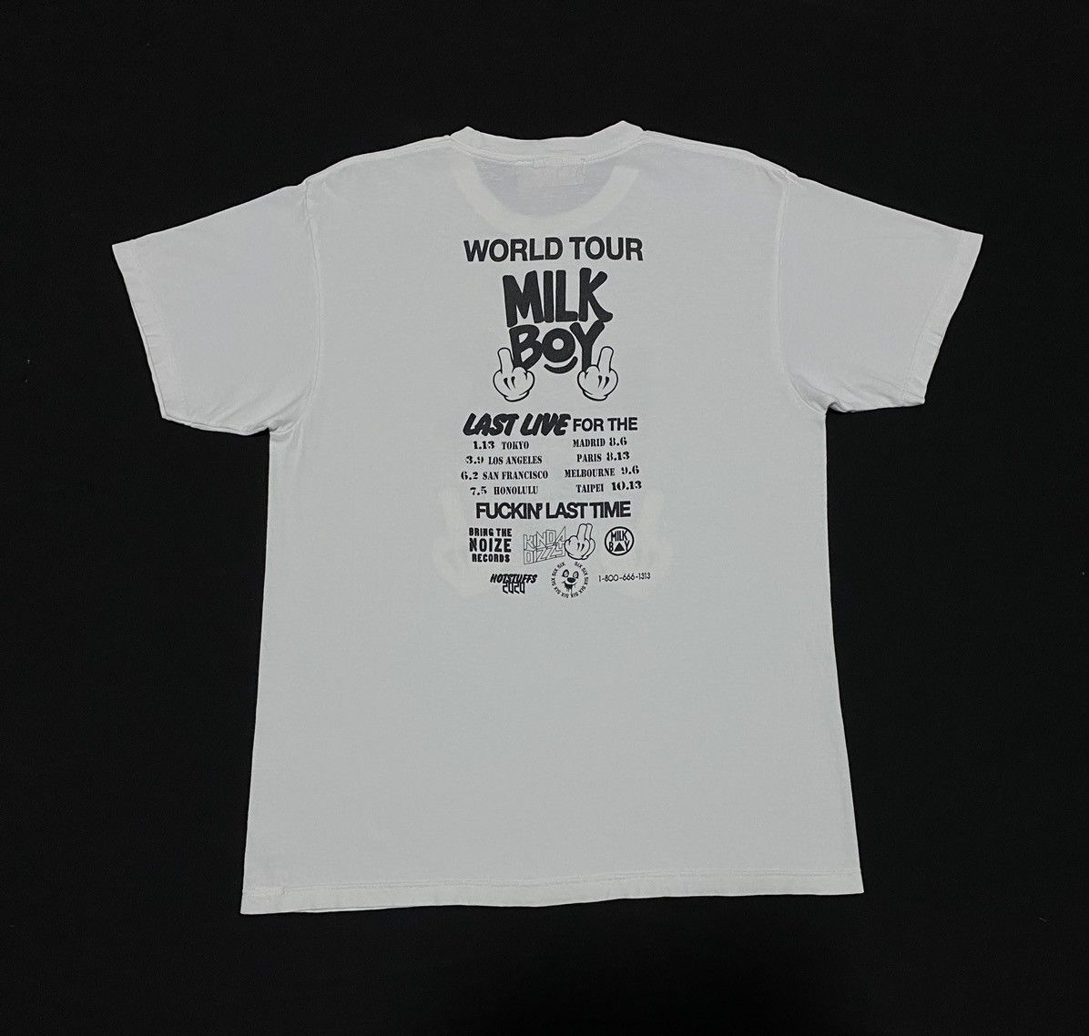20471120 × Beauty Beast × Japanese Brand Milk Boy World Tour Tee Size US M / EU 48-50 / 2 - 3 Thumbnail