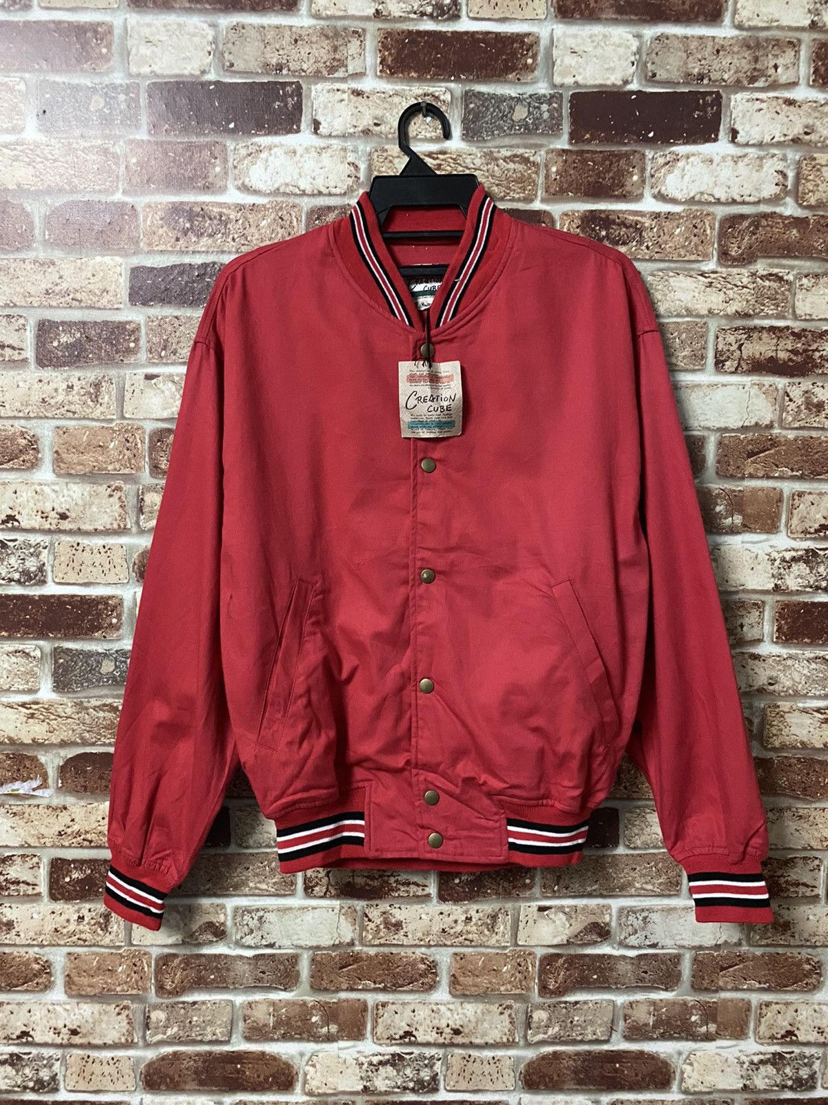 Japanese Brand CREATION CUBE INTERNATIONAL BOMBER JACKET Size US M / EU 48-50 / 2 - 2 Thumbnail
