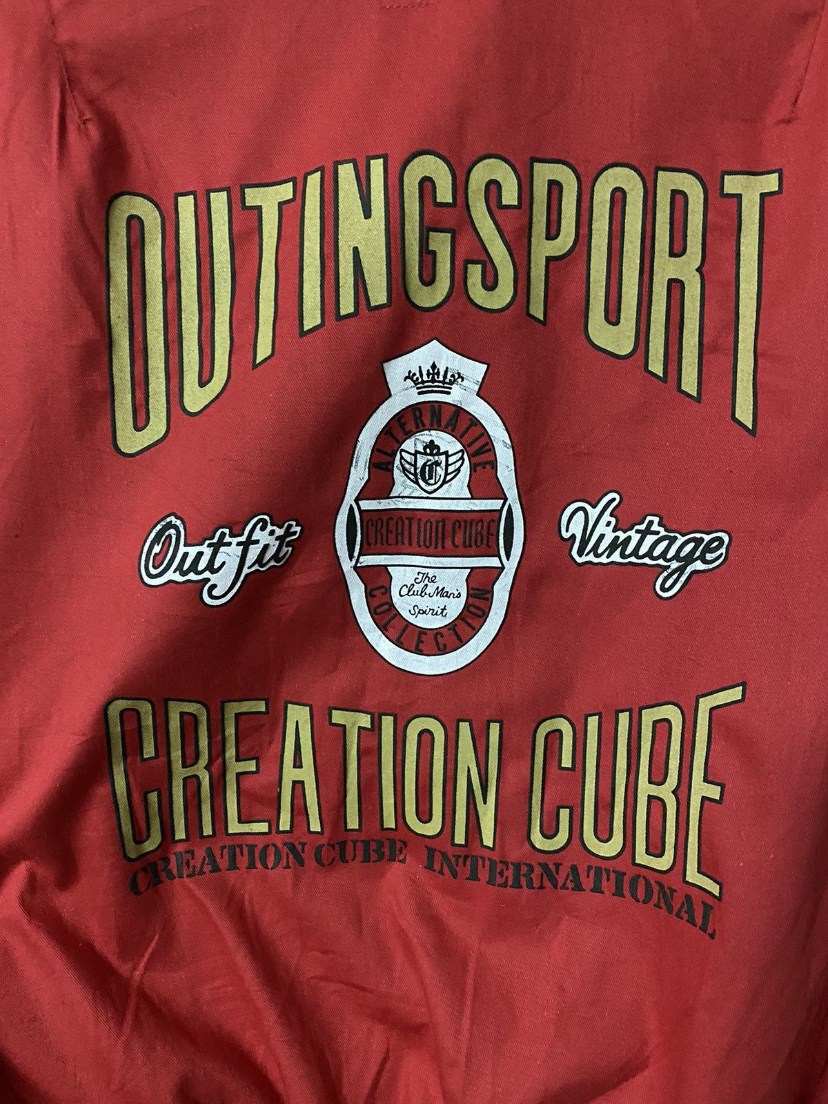 Japanese Brand CREATION CUBE INTERNATIONAL BOMBER JACKET Size US M / EU 48-50 / 2 - 3 Thumbnail