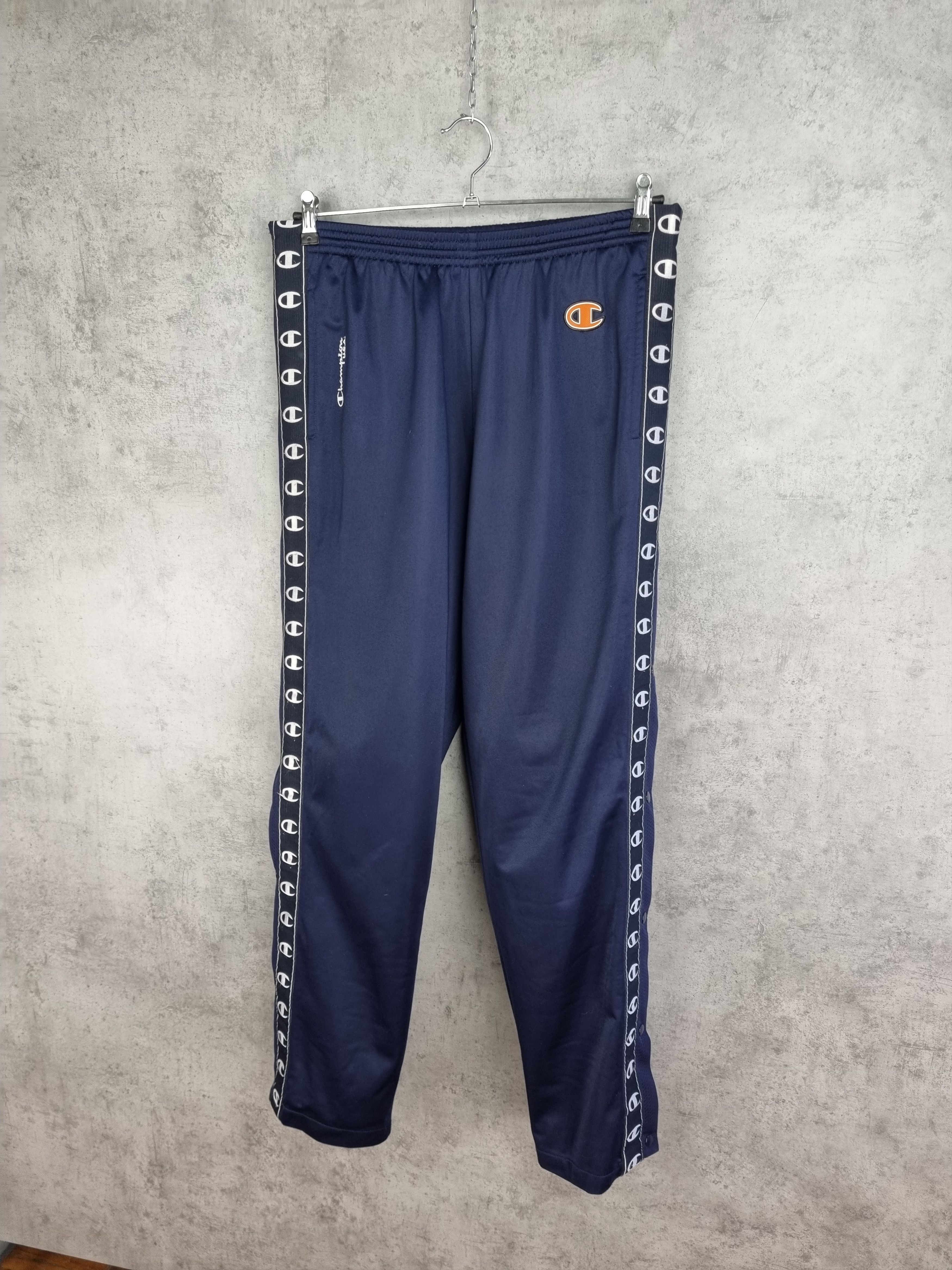 Champion 90s Champion Side Tape TEAR AWAY PANTS pre SUPREME Size US 33 - 3 Thumbnail