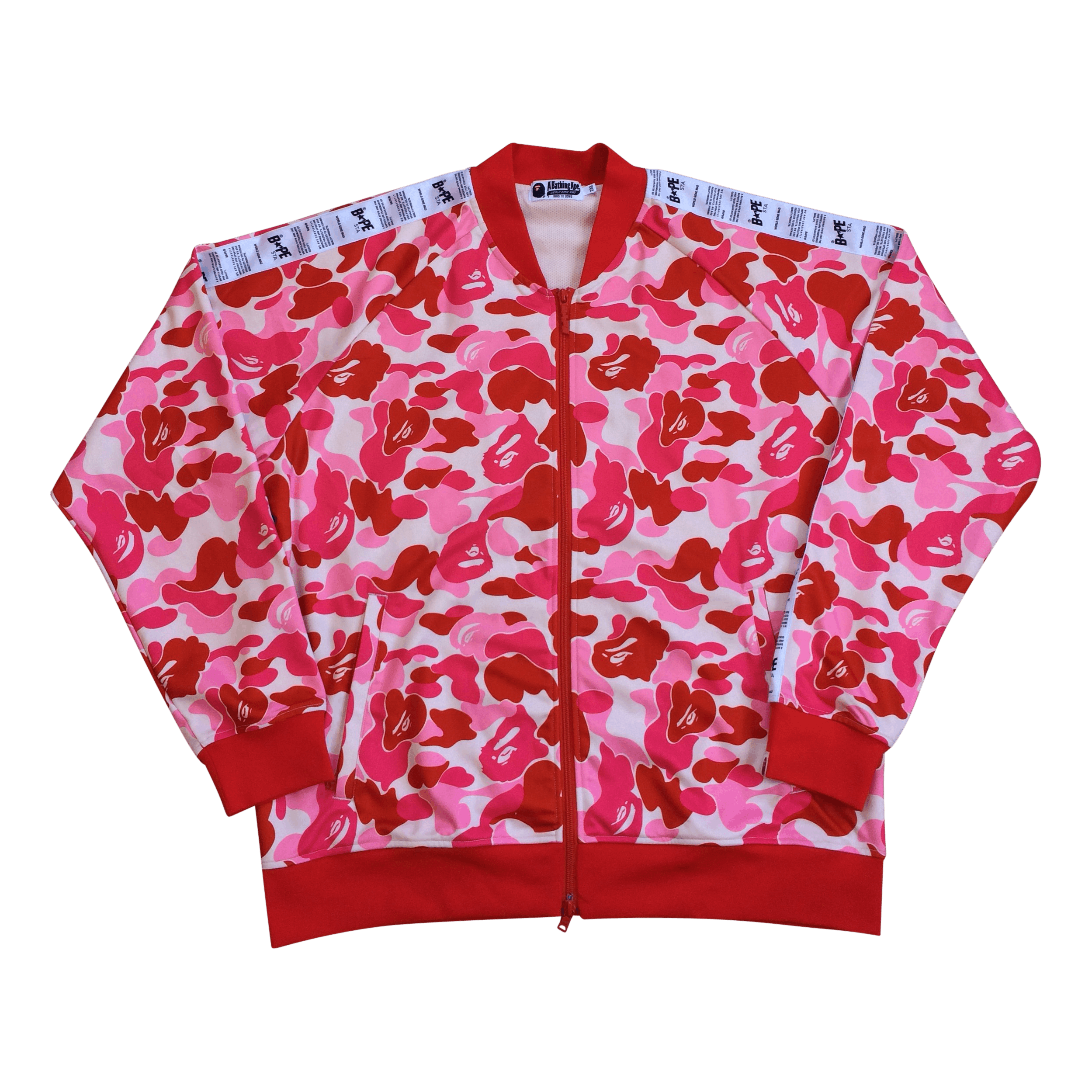 image of Bape Pink Camo Bomber Jacket Size Xxl, Men's