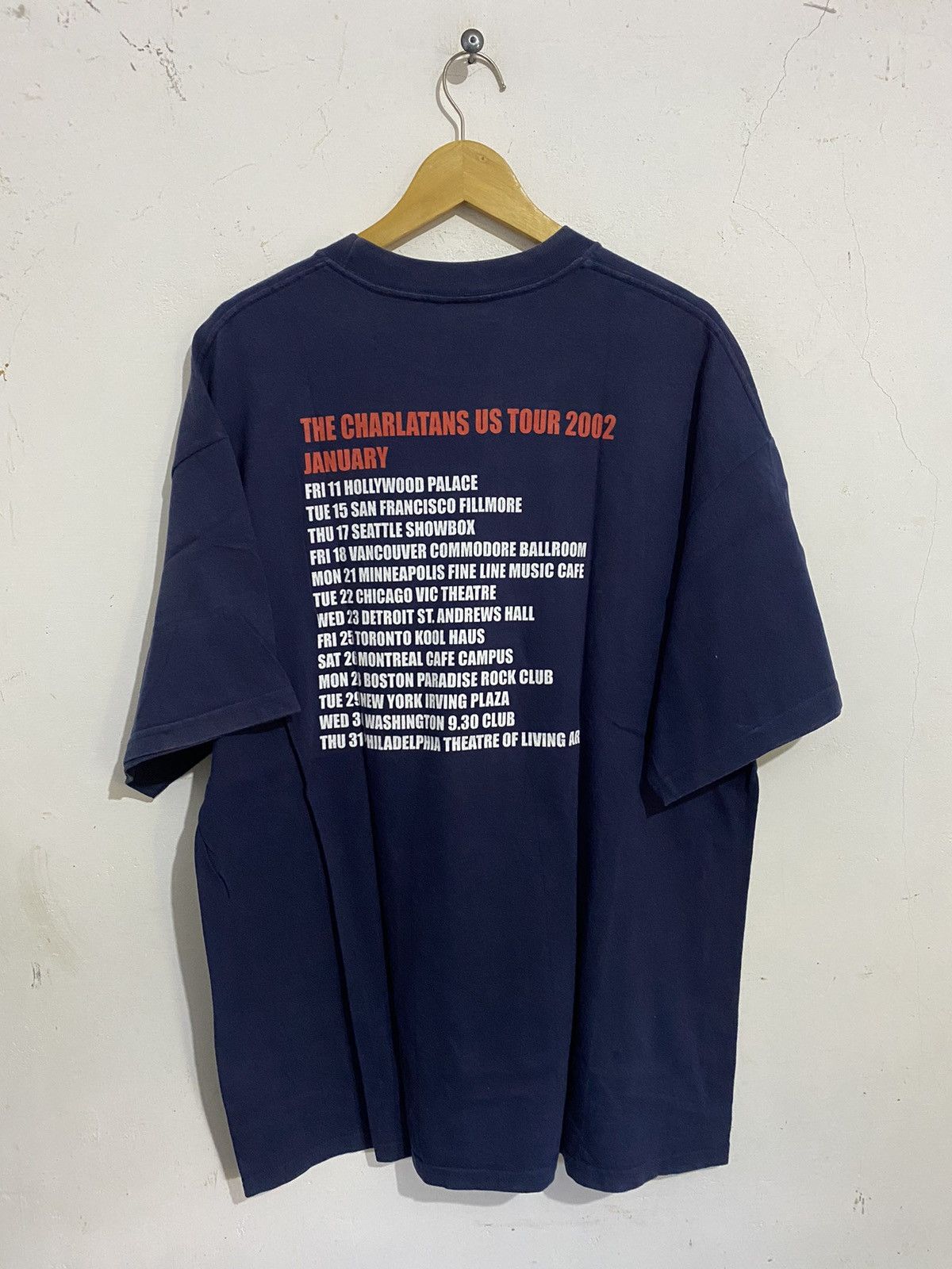 Band Tees 💸BINDINGOFFER💸Vintage The Charlantans Us tour 2002 Britpop Size US XL / EU 56 / 4 - 3 Thumbnail