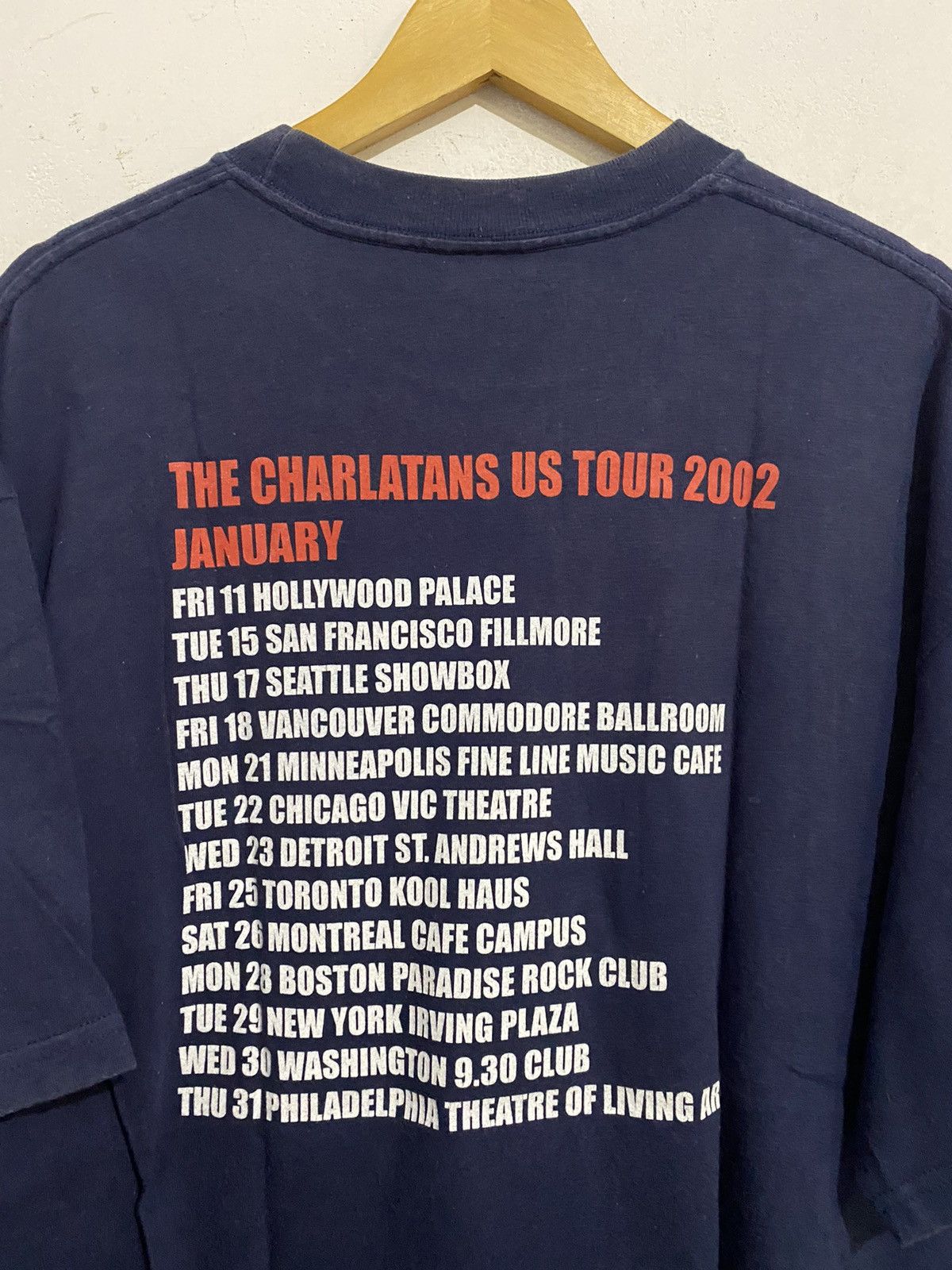 Band Tees 💸BINDINGOFFER💸Vintage The Charlantans Us tour 2002 Britpop Size US XL / EU 56 / 4 - 4 Thumbnail