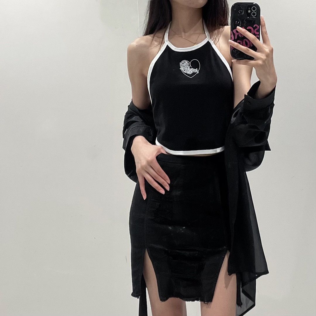 Chrome Hearts Chrome Hearts Black Heart Logo Tank Top Size M / US 6-8 / IT 42-44 - 4 Thumbnail