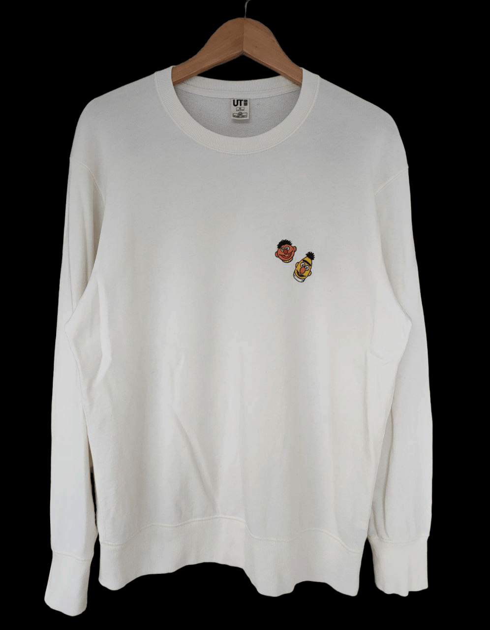 image of Cartoon Network x Kaws Sesame Street Sweatshirt in Cream, Men's (Size Large)