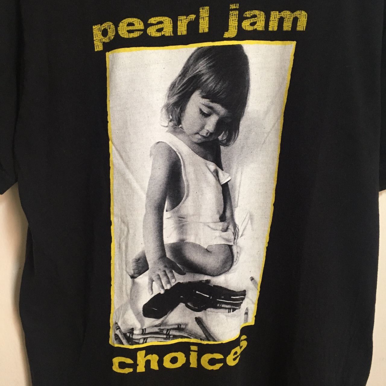 Band Tees × Rock Band × Rock T Shirt Vintage Pearl Jam Choices 