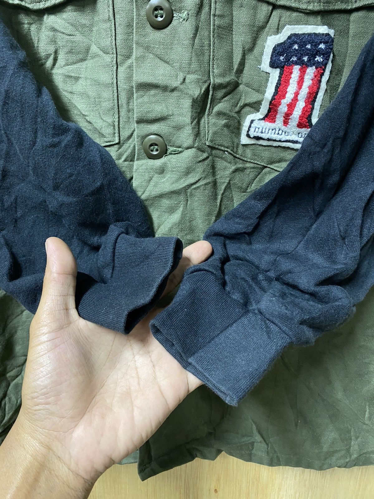 If Six Was Nine × Japanese Brand Japan Rare Re+plus Military Shirt Punk Style Size US M / EU 48-50 / 2 - 7 Thumbnail