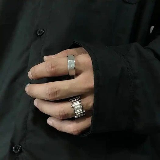 Jewelry × Vintage Retro punk ring Size ONE SIZE - 2 Thumbnail