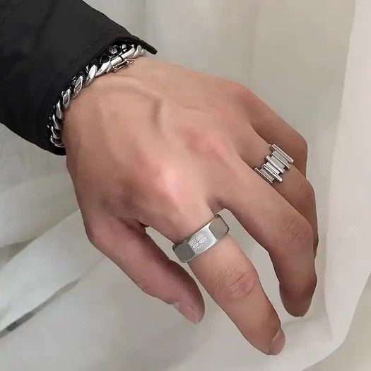Jewelry × Vintage Retro punk ring Size ONE SIZE - 1 Thumbnail