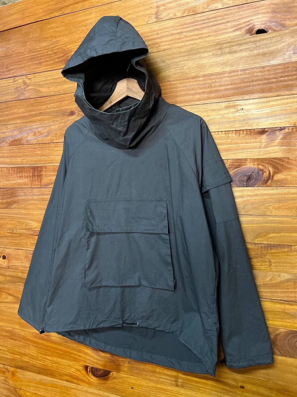 Japanese Brand RARE 🔥DESIGN ANORAK TACTICAL COTTON HOODIE Size US L / EU 52-54 / 3 - 3 Thumbnail