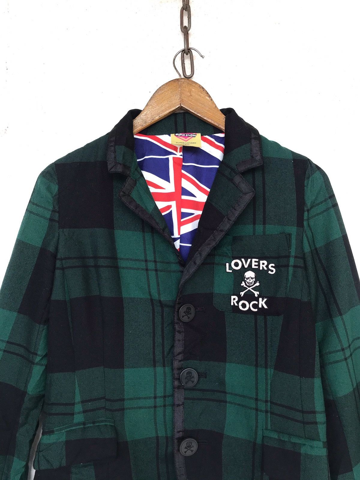 Hysteric Glamour Vintage Super Lover Tokyo Japan Tartan Jacket Size S / US 4 / IT 40 - 4 Thumbnail