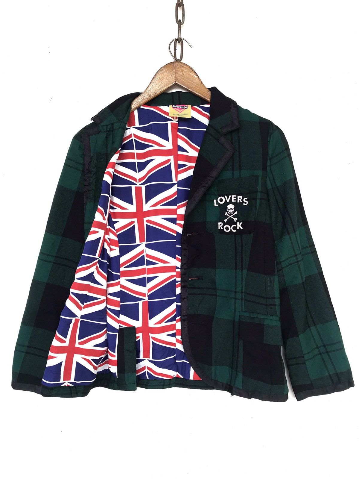 Hysteric Glamour Vintage Super Lover Tokyo Japan Tartan Jacket Size S / US 4 / IT 40 - 2 Thumbnail