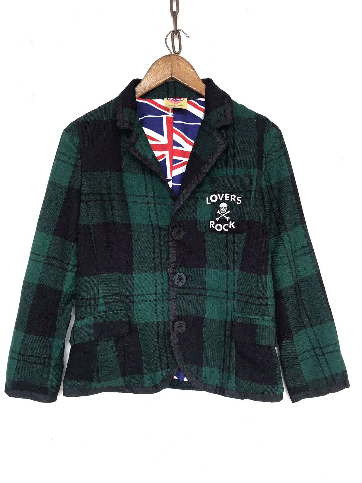 Hysteric Glamour Vintage Super Lover Tokyo Japan Tartan Jacket Size S / US 4 / IT 40 - 1 Thumbnail