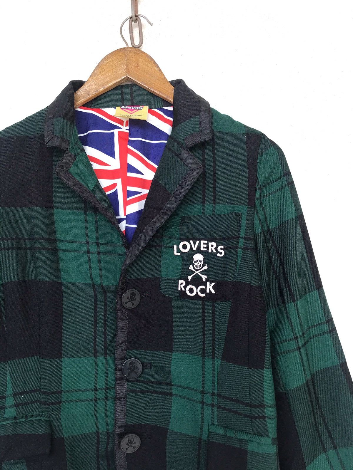 Hysteric Glamour Vintage Super Lover Tokyo Japan Tartan Jacket Size S / US 4 / IT 40 - 7 Thumbnail