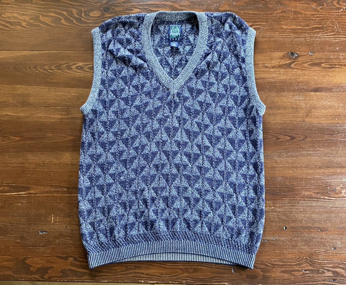 Grand Slam Vintage 90’s Grand Slam V-Neck Pullover Sweater Vest Size US XL / EU 56 / 4 - 1 Thumbnail