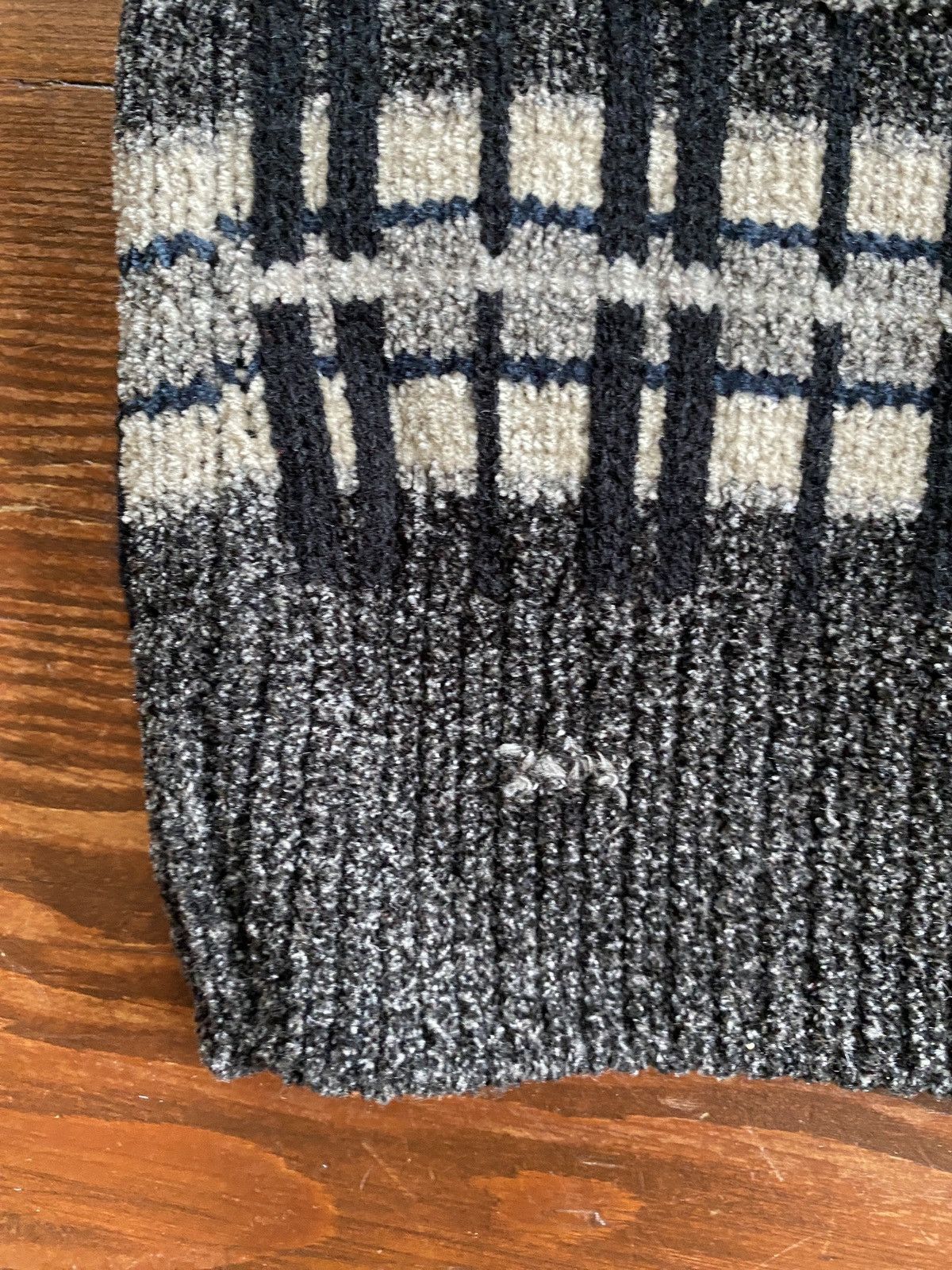 Knightsbridge Vintage 90’s Knightsbridge Chenille Plaid Knit Sweater Size US XL / EU 56 / 4 - 10 Thumbnail