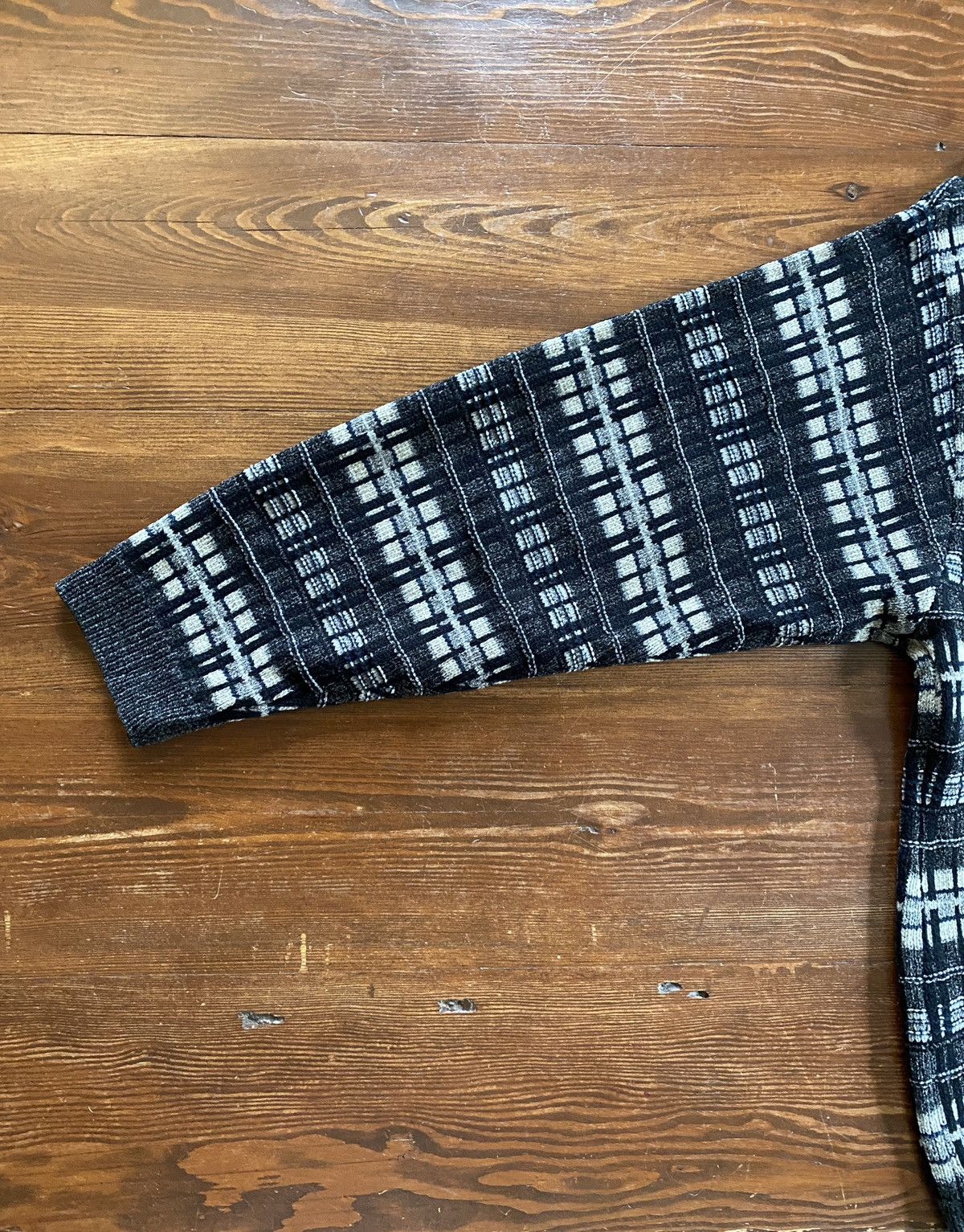 Knightsbridge Vintage 90’s Knightsbridge Chenille Plaid Knit Sweater Size US XL / EU 56 / 4 - 9 Thumbnail
