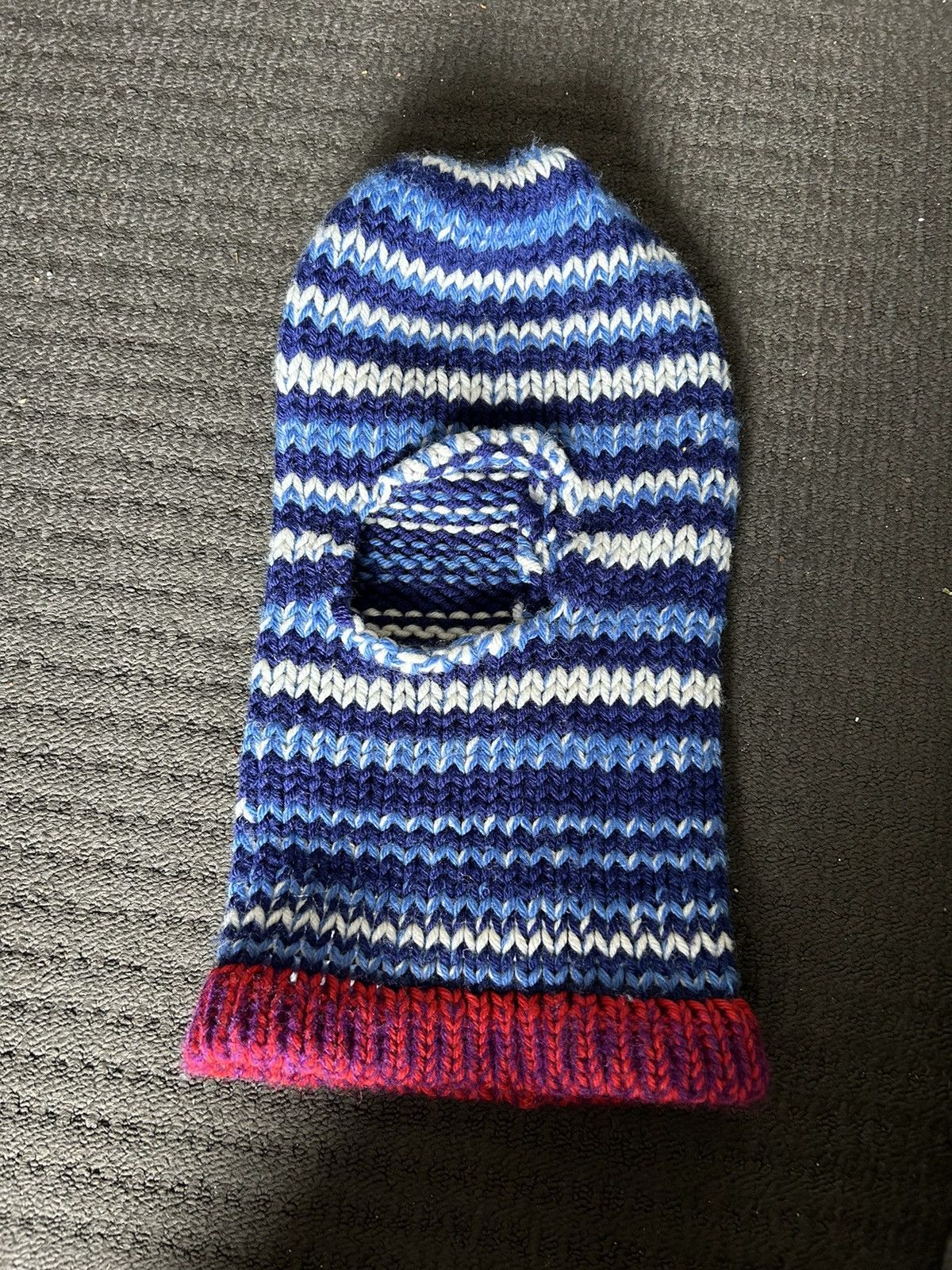 image of Calvin Klein 205W39Nyc Knit Balaclava in Blue, Men's
