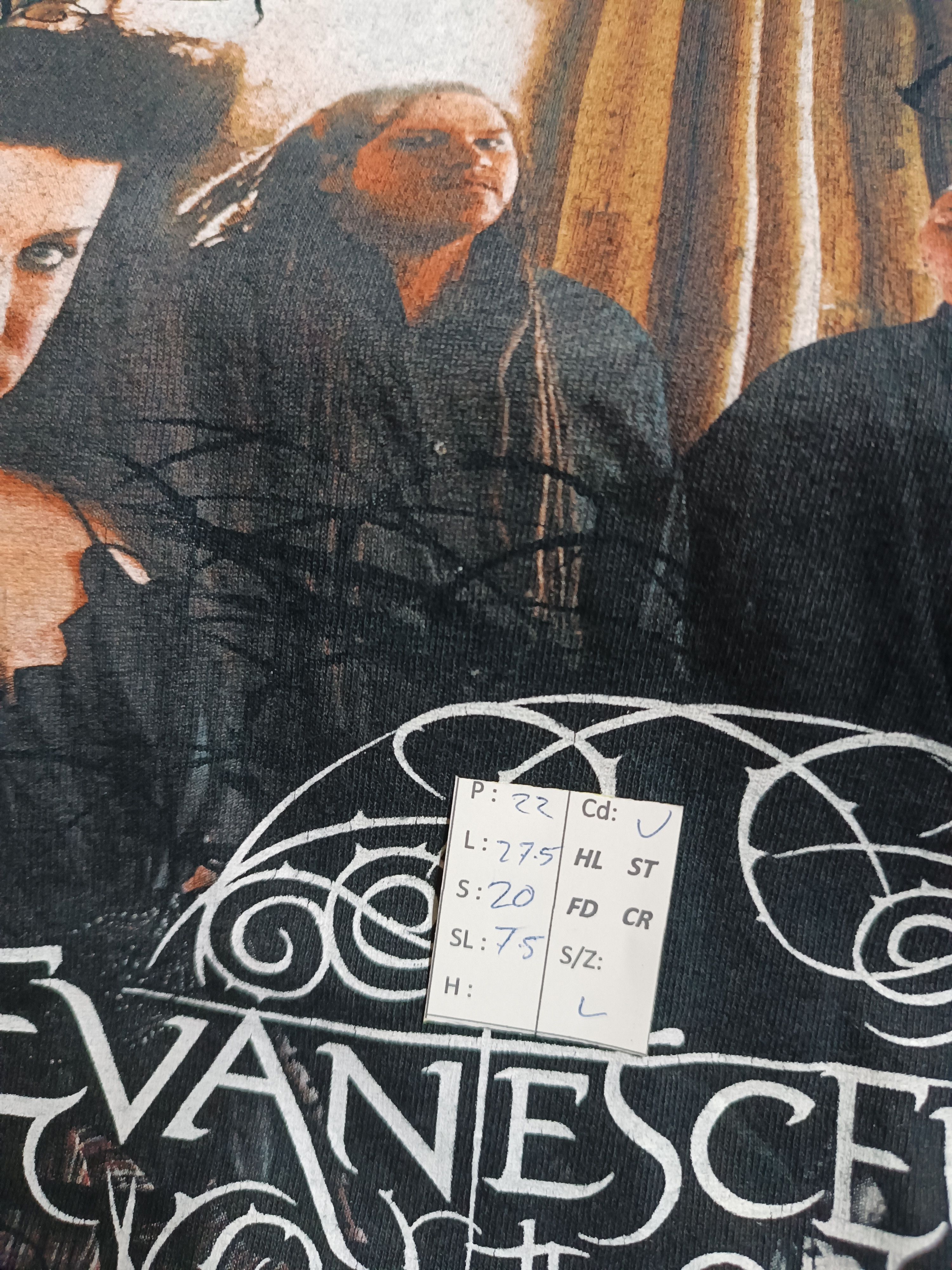 Band Tees VINTAGE '04 EVANESCENCE "THE OPEN DOOR TOUR" (used mcr) Size US L / EU 52-54 / 3 - 14 Thumbnail