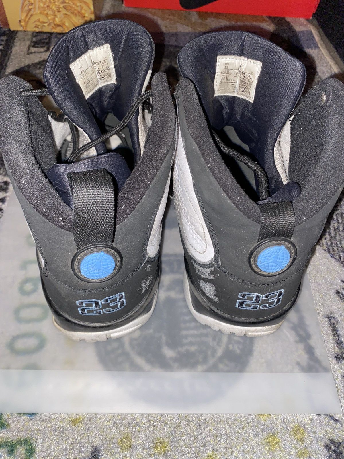 Jordan Brand × Nike Jordan 9 Retro University Blue Size US 13 / EU 46 - 4 Thumbnail