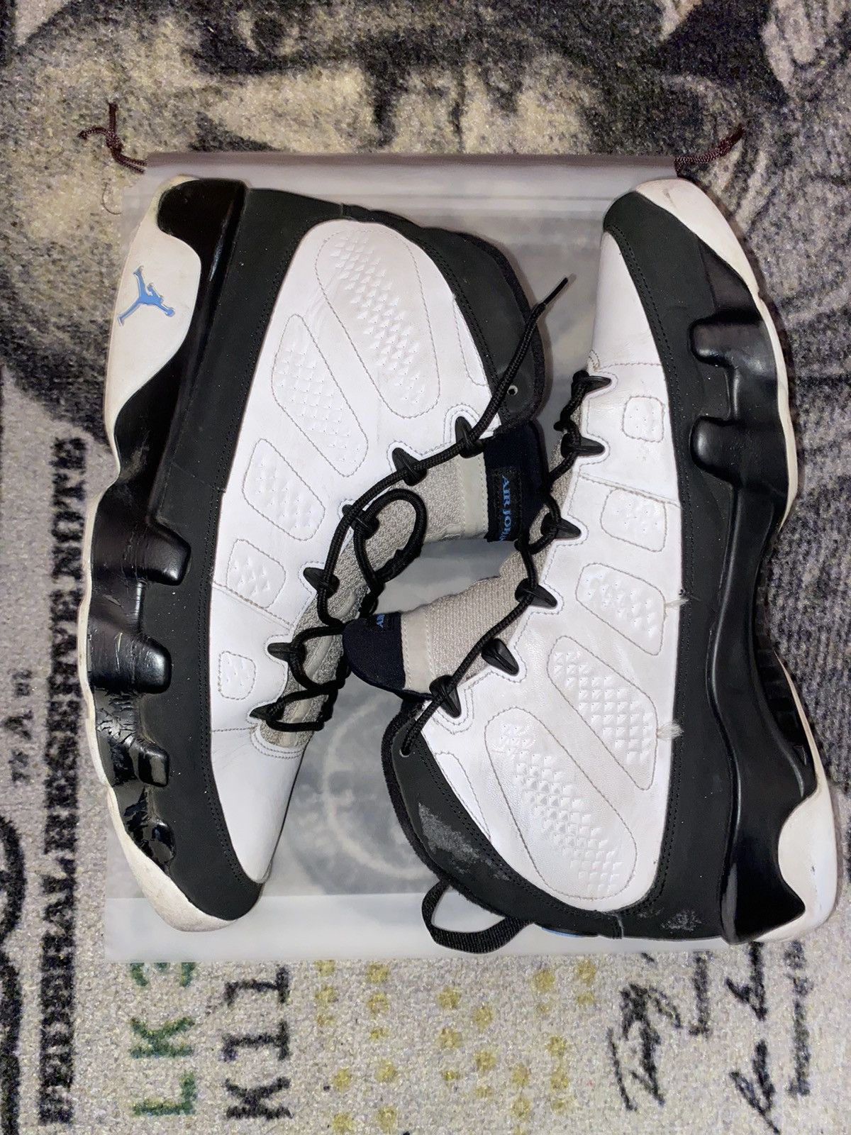 Jordan Brand × Nike Jordan 9 Retro University Blue Size US 13 / EU 46 - 1 Thumbnail