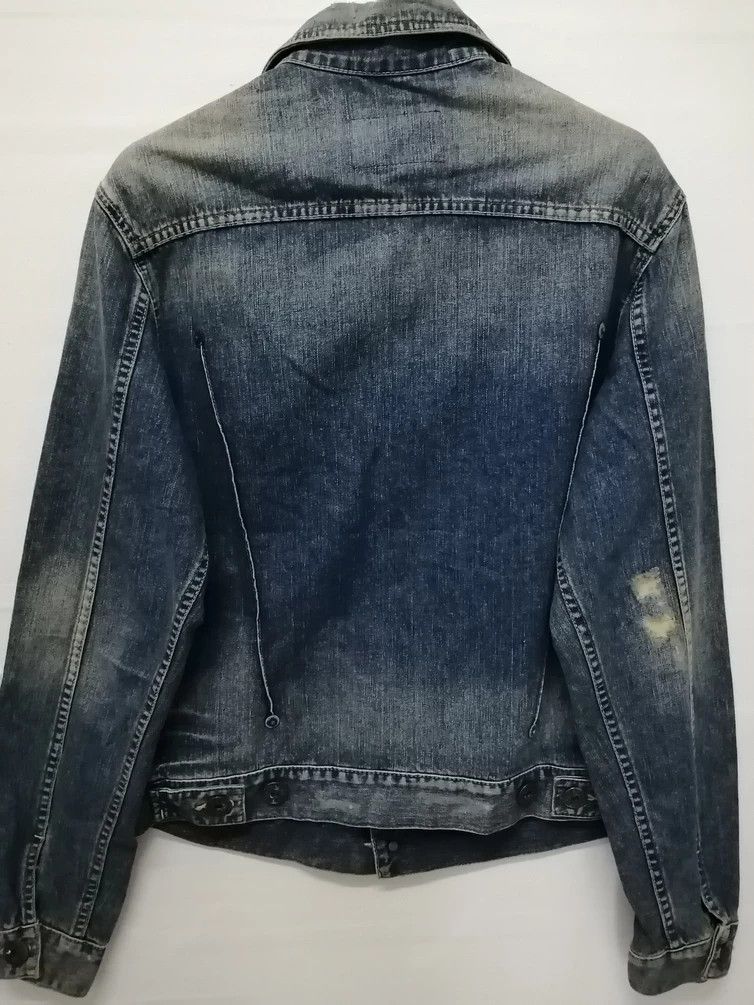 Guess Vintage GUESS Distressed Denim Jacket Lot 01 2101517 Size US S / EU 44-46 / 1 - 6 Thumbnail