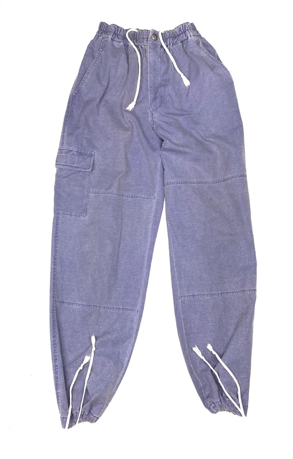 image of Indigo x The North Face Vintage Tnf Cargo Pocket Drawstring Archive Pants in Purple, Men's (Size 26