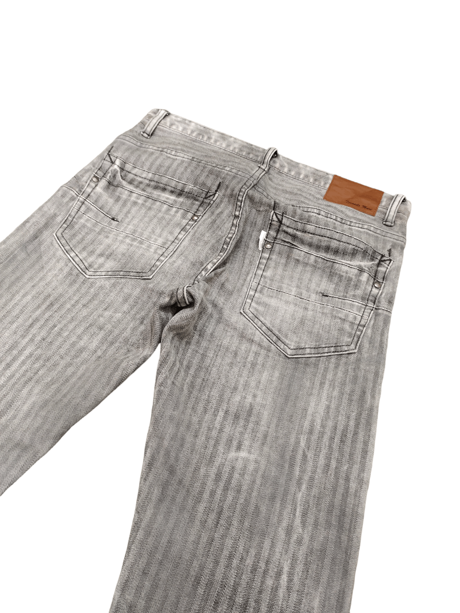 Tornado Mart OG Tornado Mart Hbt Striped Denim Pants Size US 30 / EU 46 - 10 Thumbnail