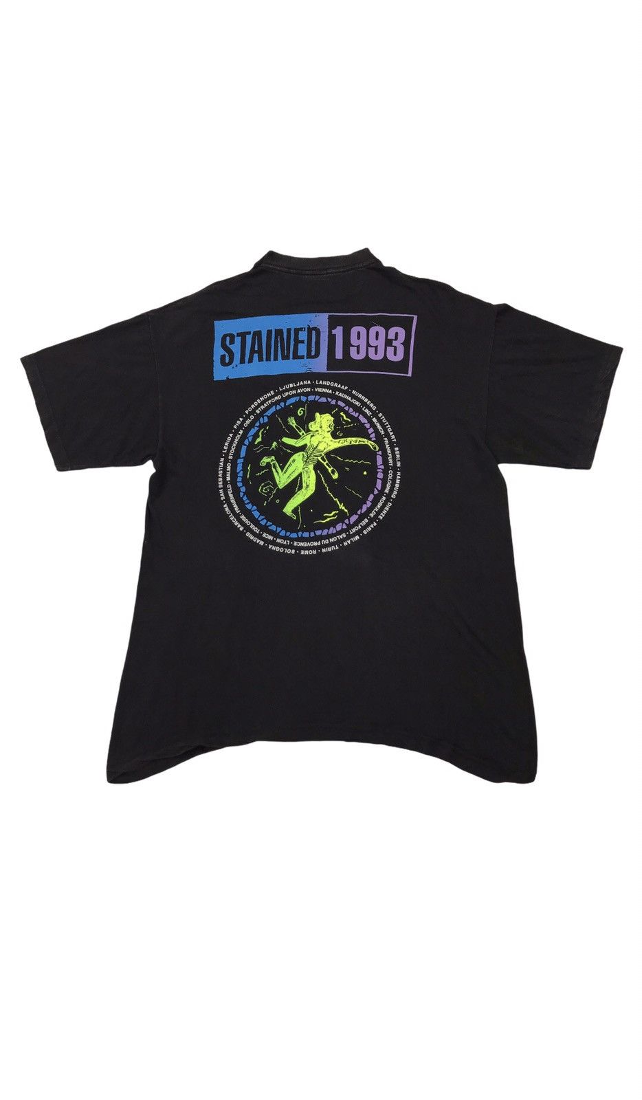 Band Tees × Vintage Rare vintage 90s LIVING COLOUR Stained promo tour t-shirt Size US L / EU 52-54 / 3 - 2 Thumbnail