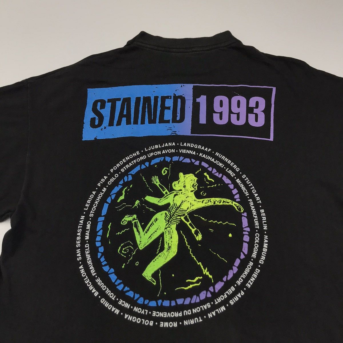 Band Tees × Vintage Rare vintage 90s LIVING COLOUR Stained promo tour t-shirt Size US L / EU 52-54 / 3 - 3 Thumbnail