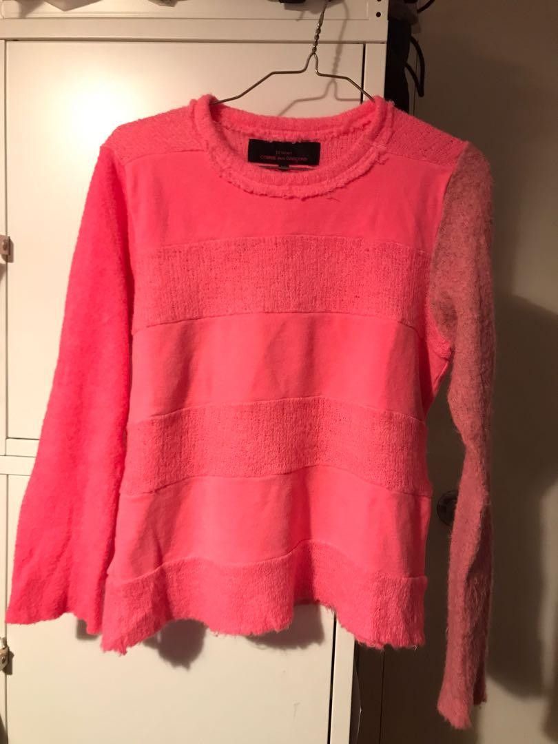 Comme des Garcons Comme des Garçons tricot pink knit top Size US M / EU 48-50 / 2 - 3 Thumbnail