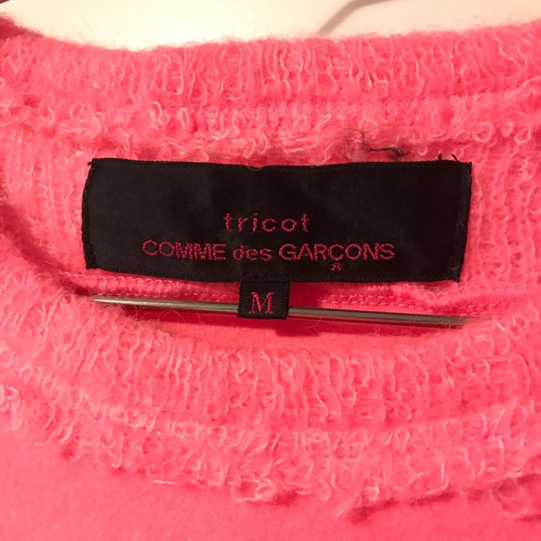 Comme des Garcons Comme des Garçons tricot pink knit top Size US M / EU 48-50 / 2 - 2 Thumbnail