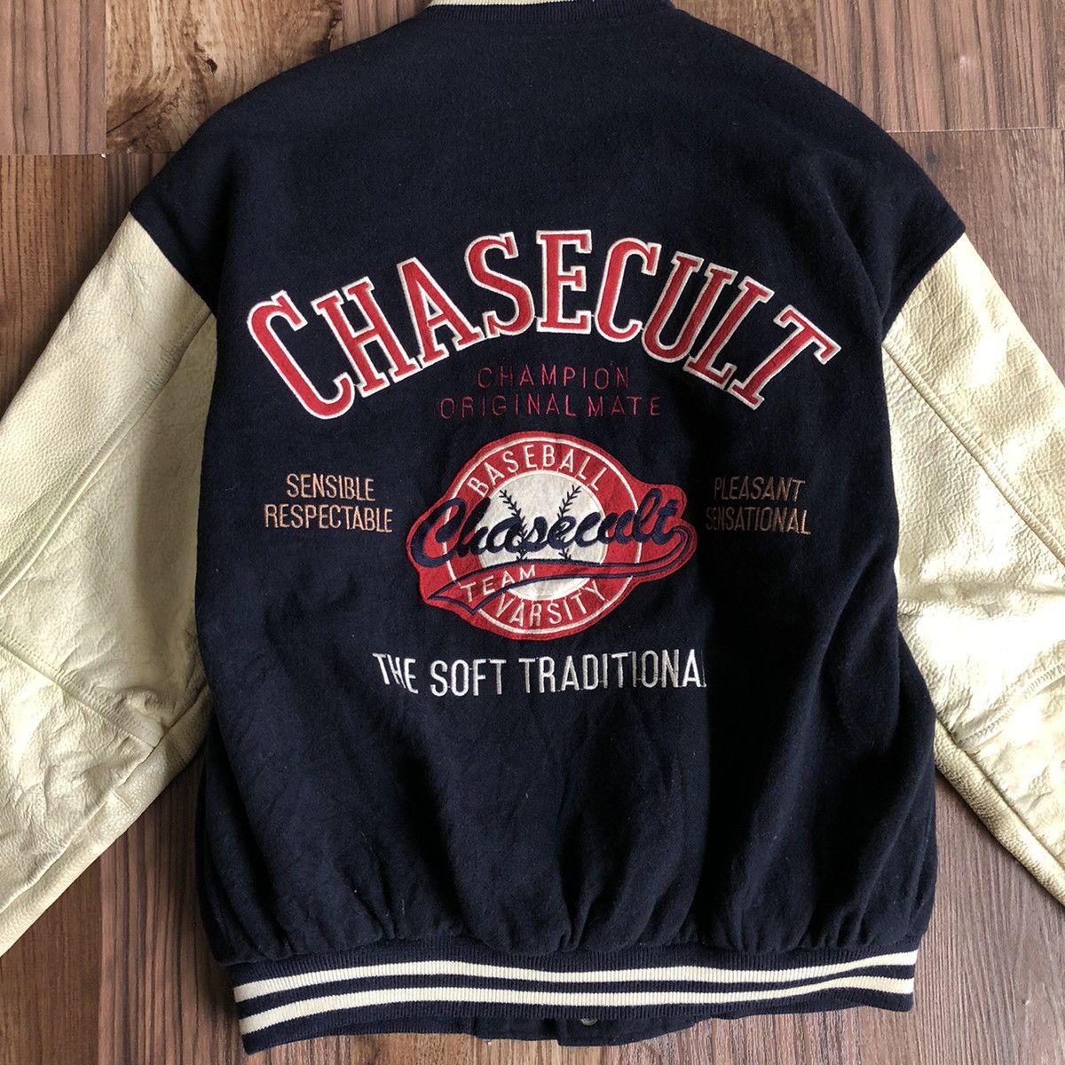 Vintage Vintage Chasecult Baseball Team Varsity Jacket Size US M / EU 48-50 / 2 - 6 Thumbnail