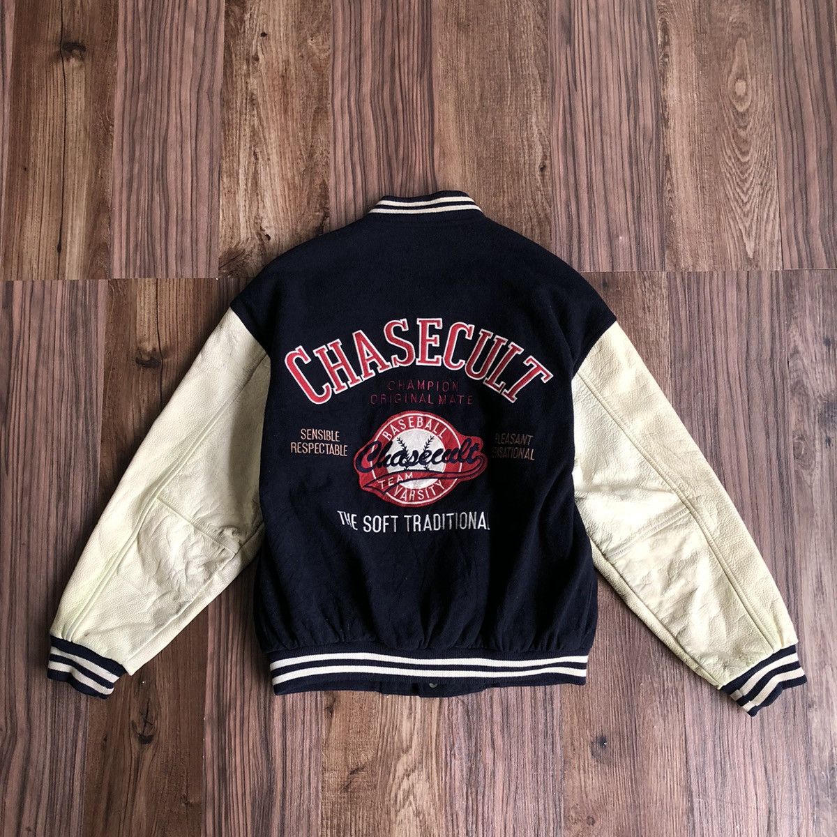 Vintage Vintage Chasecult Baseball Team Varsity Jacket Size US M / EU 48-50 / 2 - 9 Thumbnail